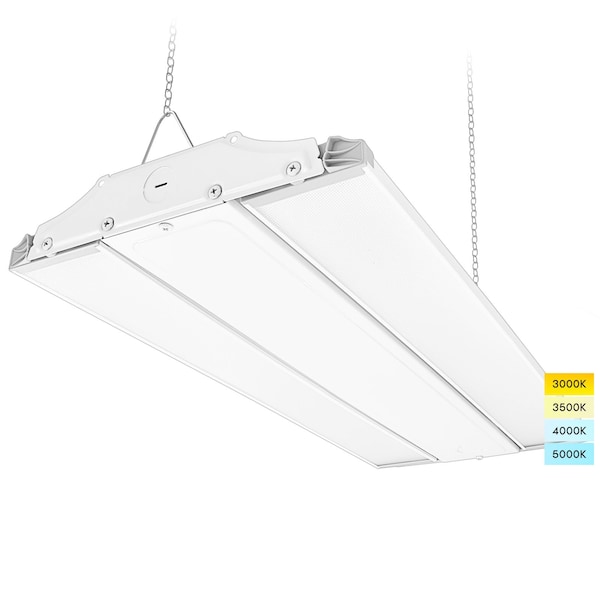 Luxrite 2FT Linear High Bay LED Shop Light 165/190/220W Up to 30000LM 4CCT 3000K-5000K Adjustable Tilt LR41705-1PK - main